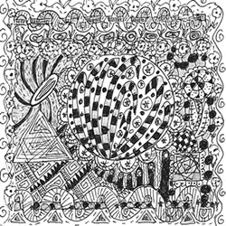 The New World Zentangle 